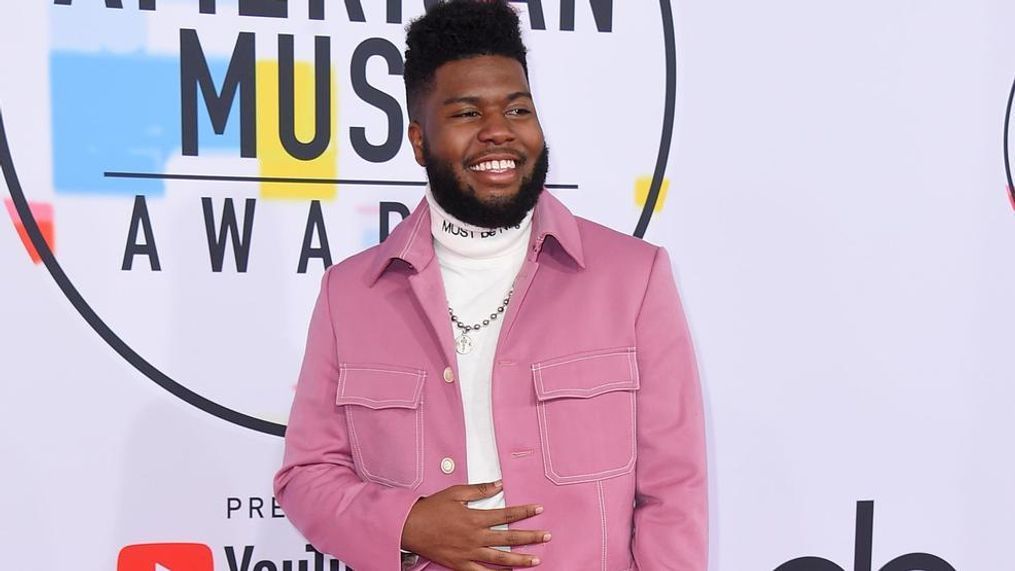 Khalid arrives at the American Music Awards on Tuesday, Oct. 9, 2018, at the Microsoft Theater in Los Angeles. (Photo by Jordan Strauss/Invision/AP)