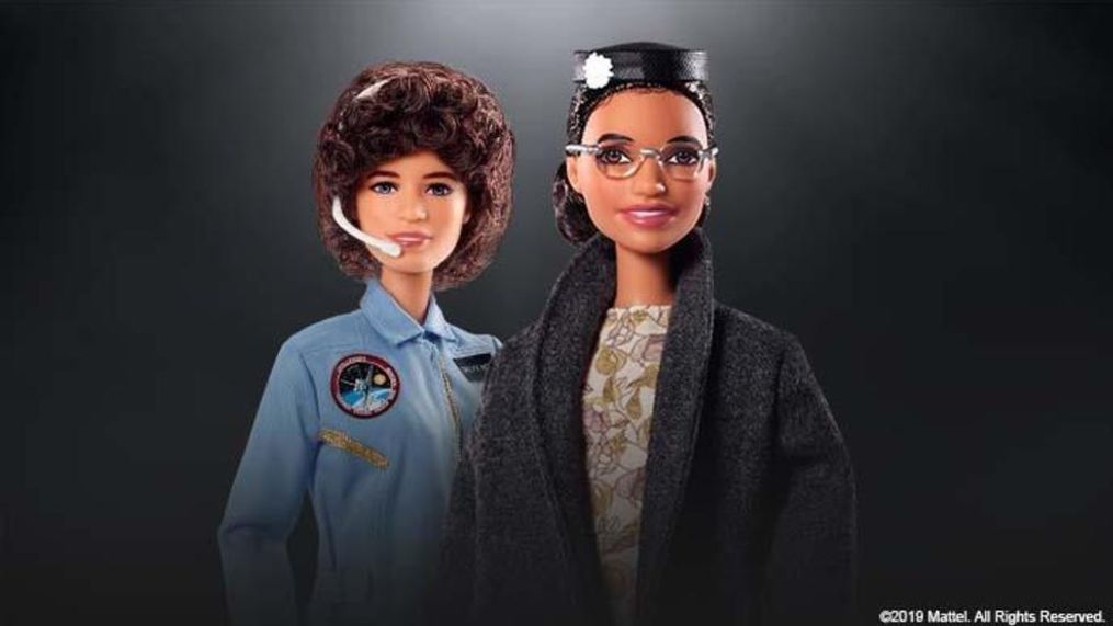 Sally Ride and Rosa Parks (Photo: Mattel)