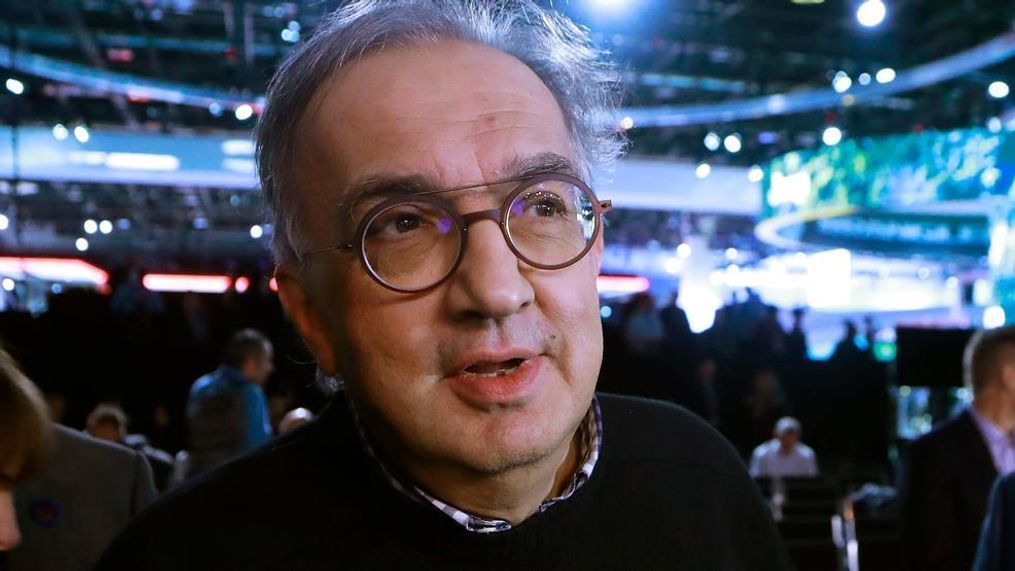 The heir to Fiat's founding family has paid an emotional farewell to the late CEO Sergio Marchionne, who died suddenly in July, saying "he taught all of us ... to have the courage to change."(AP Photo/Carlos Osorio)