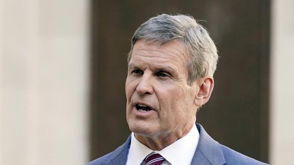 FILE - In this Jan. 19, 2021, file photo, Tennessee Gov. Bill Lee answers questions.{&nbsp;} (AP Photo/Mark Humphrey, File)