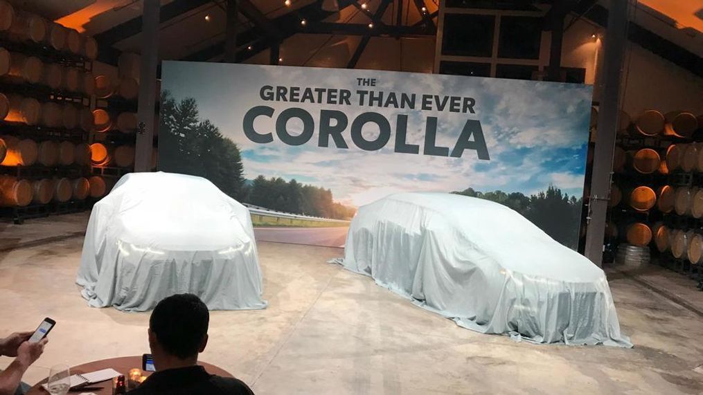 2020 Toyota Corolla reveal in Carmel-by-the-Sea California (Sinclair Broadcast Group / Jill Ciminillo)