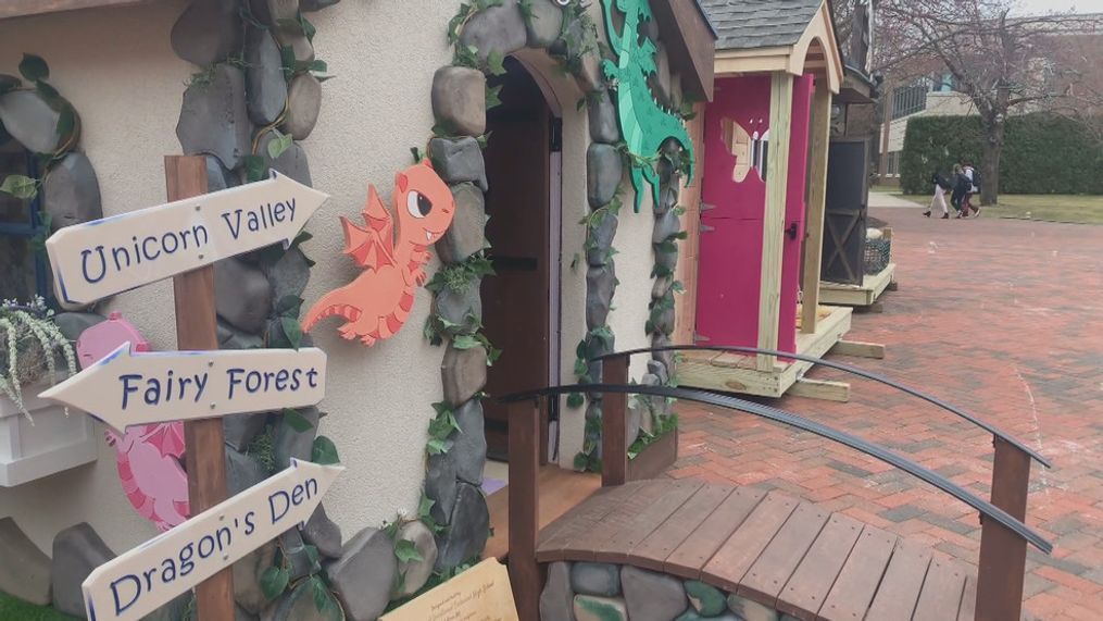 Five dream playhouses were built for five children with life-threatening illnesses. (WJAR) 