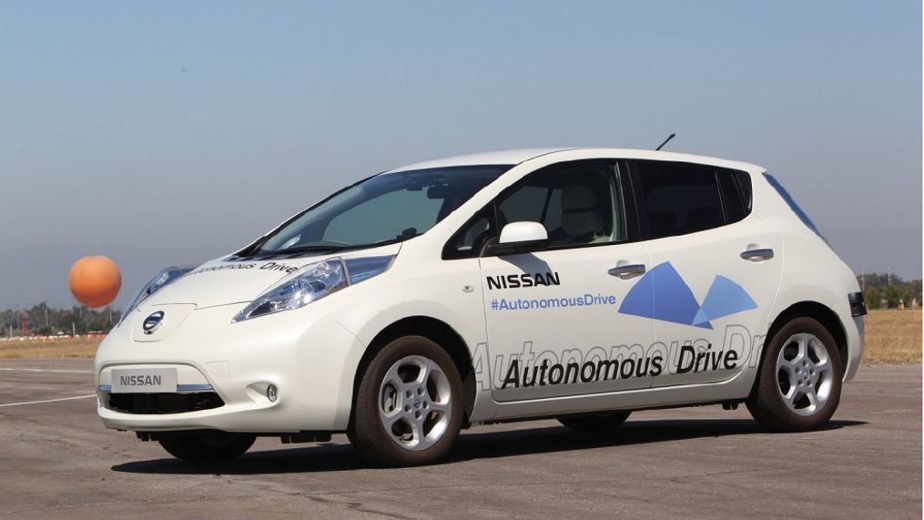 Nissan Leaf autonomous car prototype

