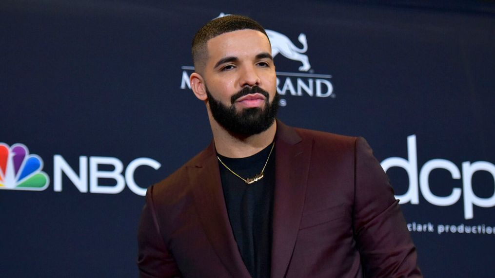 FILE - This May 1, 2019 file photo shows Drake at the Billboard Music Awards in Las Vegas. (Photo by Richard Shotwell/Invision/AP, File)