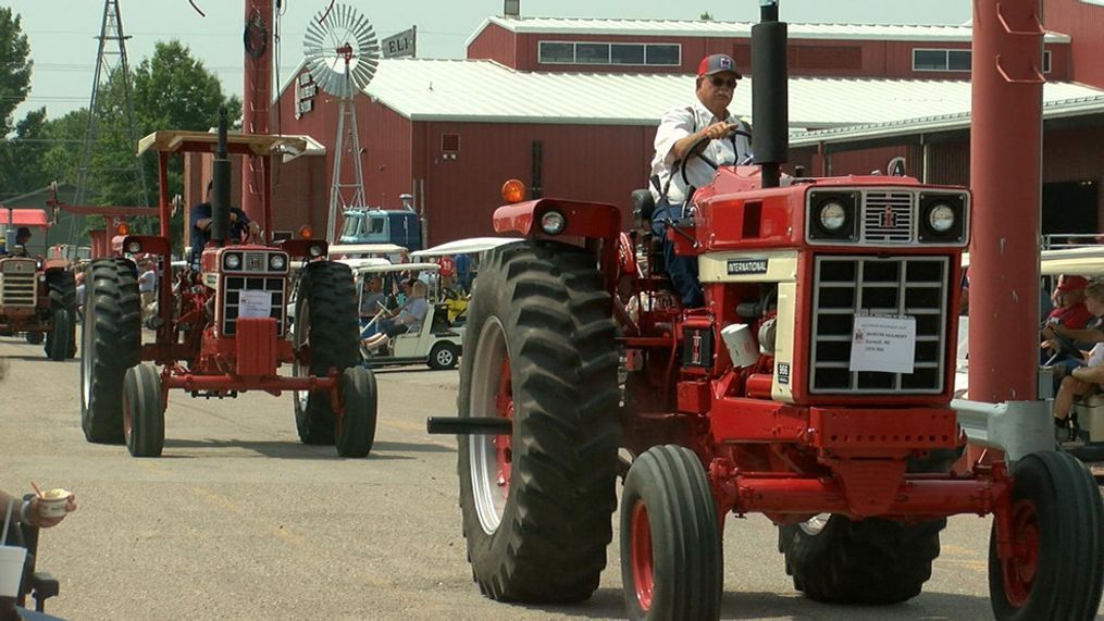 JUNE 16, 2023: Farmall, Case IH, International Harvester, McCormick and more -- tractor lovers who bleed red gather in Grand Island, Nebraska for the Red Power Roundup (Photo Credit: NTV News)