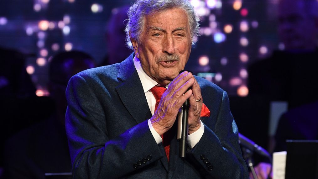 FILE - Singer Tony Bennett performs at the Statue of Liberty Museum opening celebration in New York on May 15, 2019. (Photo by Evan Agostini/Invision/AP, File)