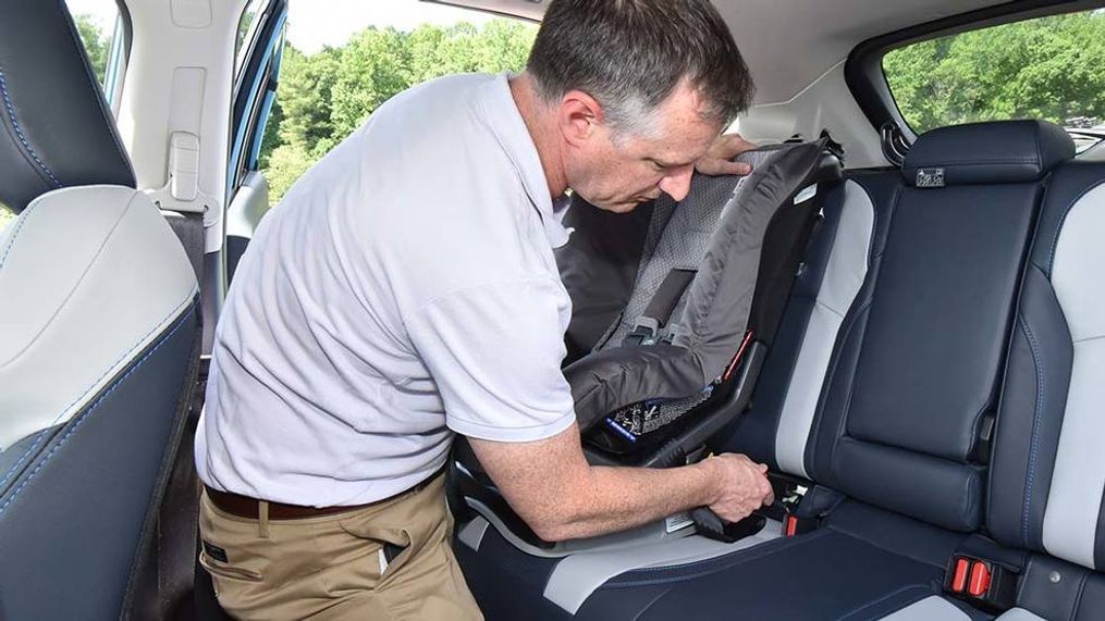 The Insurance Institute for Highway Safety said the industry has vastly improved since it started rating car seat installation ease of use in 2015. (Image courtesy of IIHS)