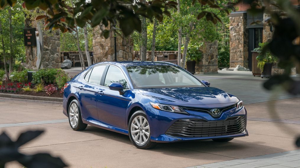 2018 Toyota Camry (Image courtesy of Toyota Motor Sales USA){p}{/p}