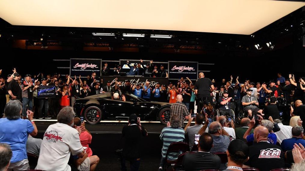 Final seventh generation Chevrolet Corvette auctioned for record-breaking 2.7 million dollars benefitting Stephen Siller Tunnel to Towers Foundation. (Image courtesy of General Motors)