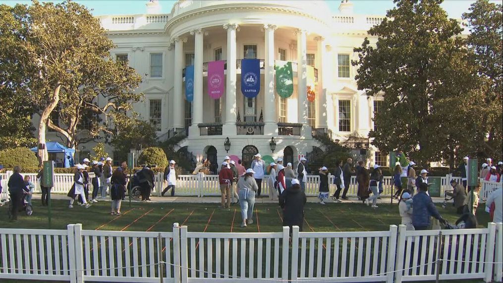 White House Easter Egg Roll returns to Washington, D.C. on Monday, April 10, 2023. (John Gonzalez/7News)