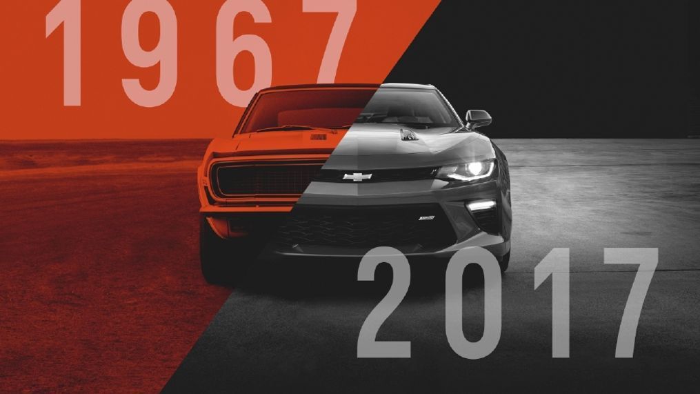 1967 and 2017 Chevrolet Camaro (Image courtesy of General Motors)