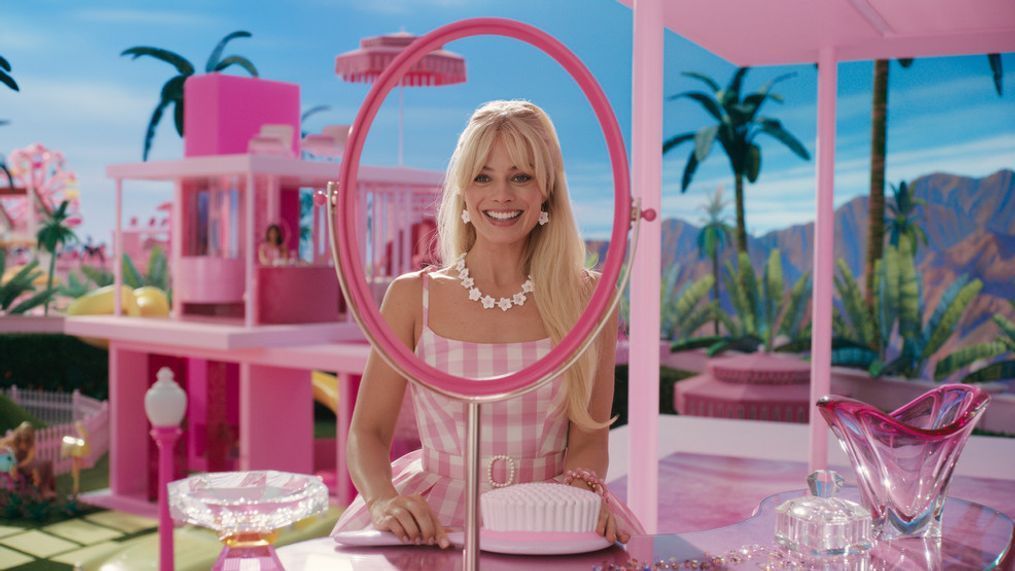 Caption: MARGOT ROBBIE as Barbie in Warner Bros. Pictures’ “BARBIE,” a Warner Bros. Pictures release.{&nbsp;}