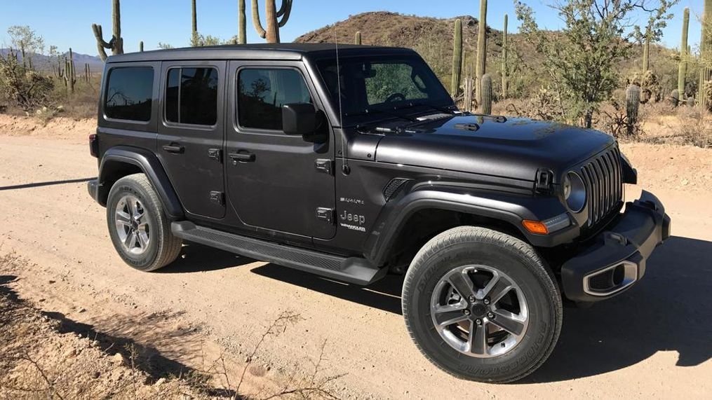 U.S. safety regulators are investigating complaints of steering problems in about 270,000 SUVs made by Fiat Chrysler. Pictured: 2018 Jeep Wrangler (Sinclair Broadcast Group / Jill Ciminillo)