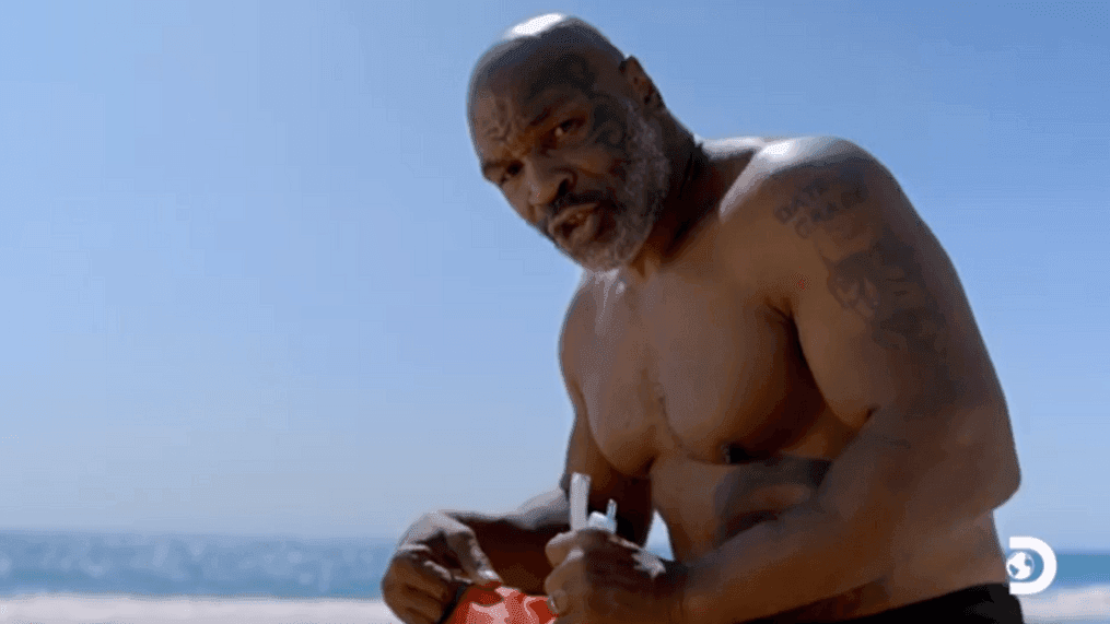 Mike Tyson will kick off Discovery Channel's shark week by taking on a new opponent: a shark. (Photo: Discovery/Sharkweek via CNN Newsource)