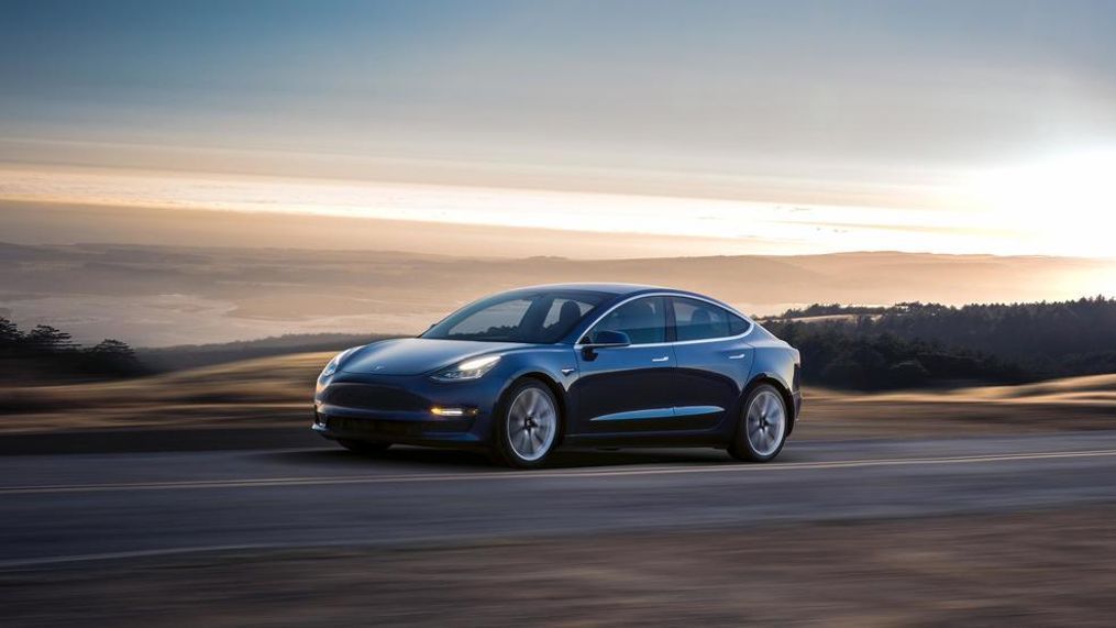 Tesla Model 3 (Image courtesy of Tesla Inc.)