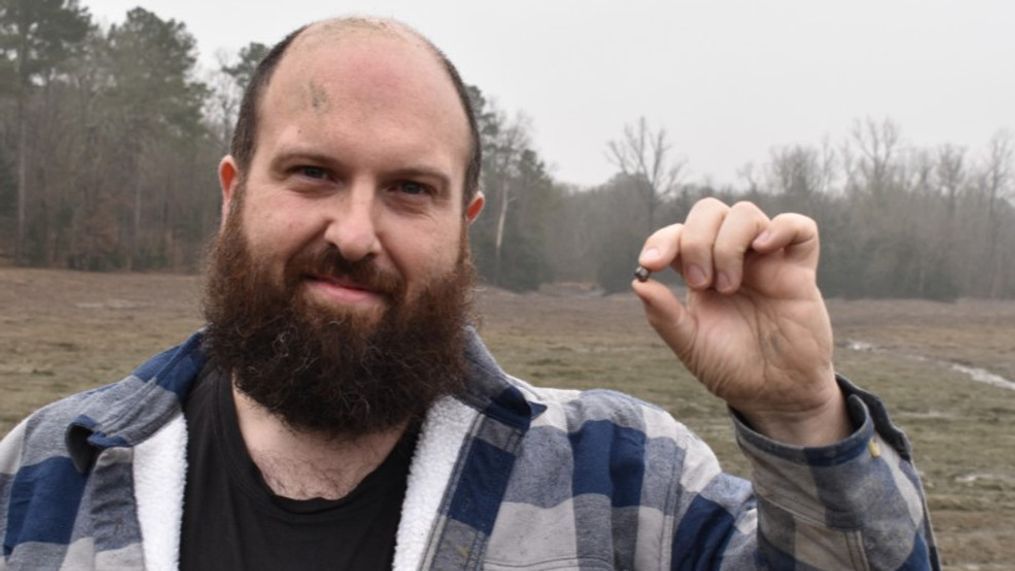 Julien Navas, of Paris, France, has found the latest diamond in the state after visiting Arkansas’ Crater of Diamonds State Park. (Photo:{&nbsp;} Arkansas Department of Parks, Heritage and Tourism)