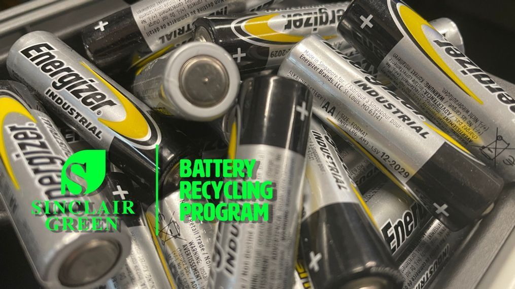 Sinclair Green: Battery recycling. (SBG)