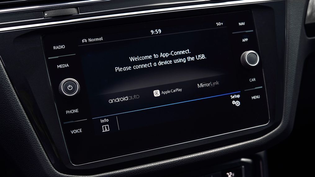 After a user logs into the Volkswagen Car-Net app, a handful of new functions will be available with the typical "Hey, Siri" voice command. VW said Apple users can simply say, "Hey, Siri, lock my car," and Car-Net will execute the function. (Image courtesy of Volkswagen of America)