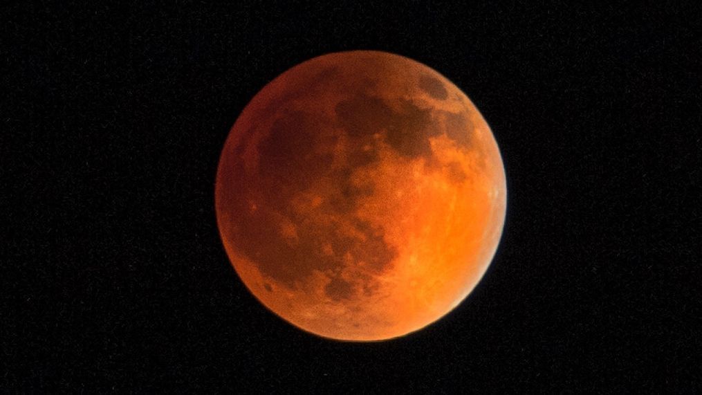 "Blood Moon last night"{&nbsp;}on May 15, 2022. (Courtesy: Dean Gustafson via ChimeIn, Unspecified Location)