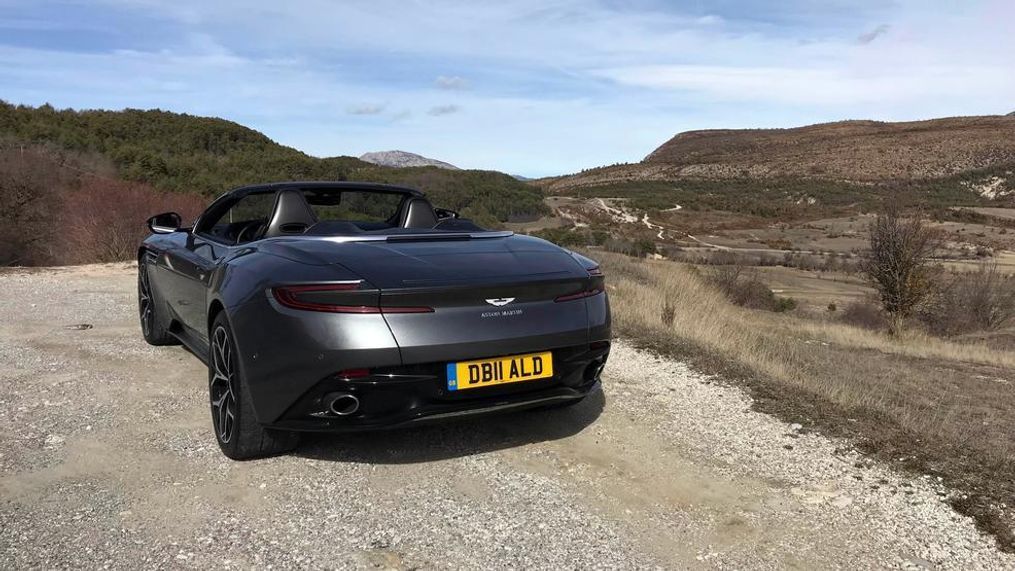 2019 Aston Martin DB11 Volante (Sinclair Broadcast Group / Jill Ciminillo)