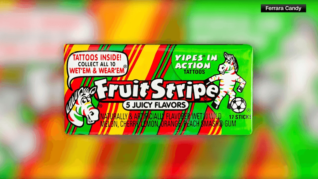 Nostalgic Fruit Stripe Gum discontinued after more than 50 years (Ferrara Candy)