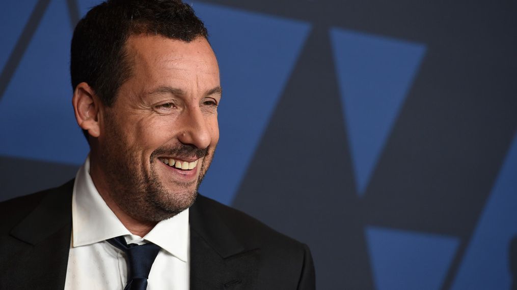 FILE - Adam Sandler arrives at the Governors Awards on Oct. 27, 2019, at the Dolby Ballroom in Los Angeles. (Photo by Jordan Strauss/Invision/AP, File)