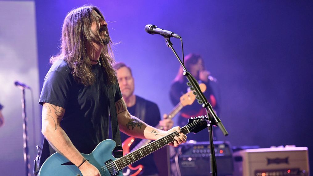 FILE - In this image released on January 28, Dave Grohl of Foo Fighters performs onstage during the 2021 iHeartRadio ALTer EGO Presented by Capital One stream on LiveXLive.com and broadcast on iHeartRadio’s Alternative and Rock stations nationwide on January 28, 2021. (Photo by Kevin Winter/Getty Images for iHeartMedia)