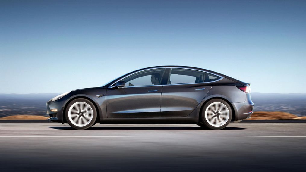 Tesla Model 3 (Image courtesy of Tesla Inc.)