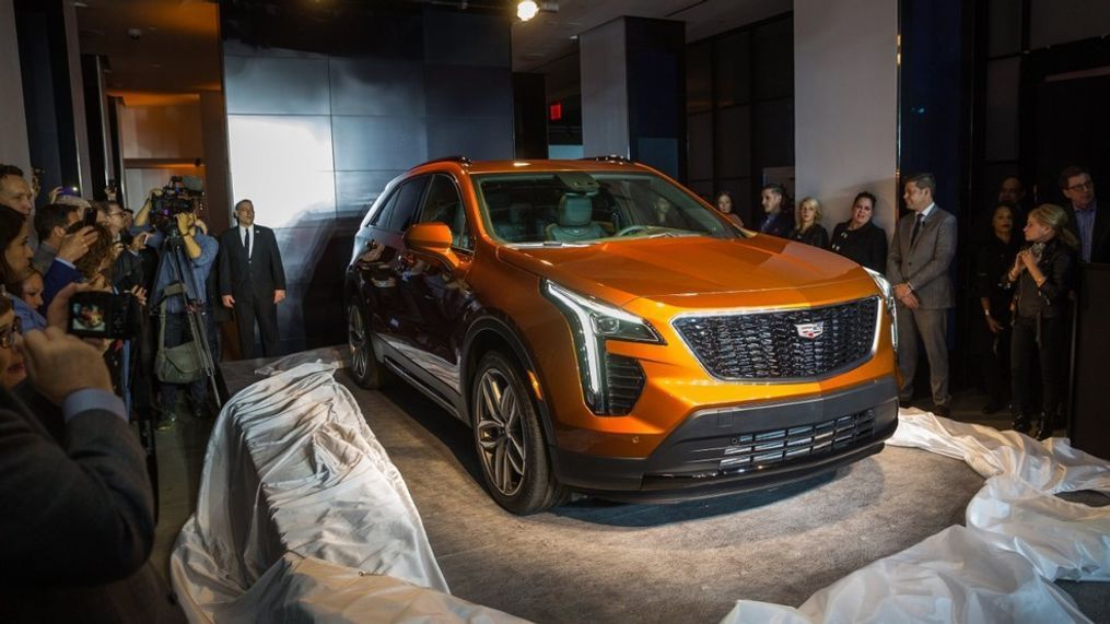 Cadillac unveils the XT4 compact SUV Tuesday, March 27, 2018 at Cadillac House in New York, New York. The XT4 features a new 2.0L turbo engine with Active Fuel management, coupled with a nine-speed automatic transmission and Electronic Precision Shift. The XT4 will be available in Premium Luxury and Sport (pictured here) models. The XT4 will be priced starting at $35,790 when it goes on sale in fall 2018. (Photo by Michael Appleton for Cadillac)