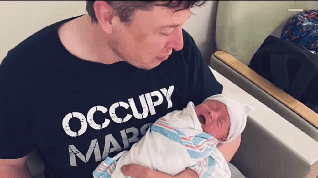 Tesla CEO Elon Musk and pop star Grimes welcomed a baby boy. Musk shared photos of the newborn on Twitter. (Photo: CNN via CNN Newsource)