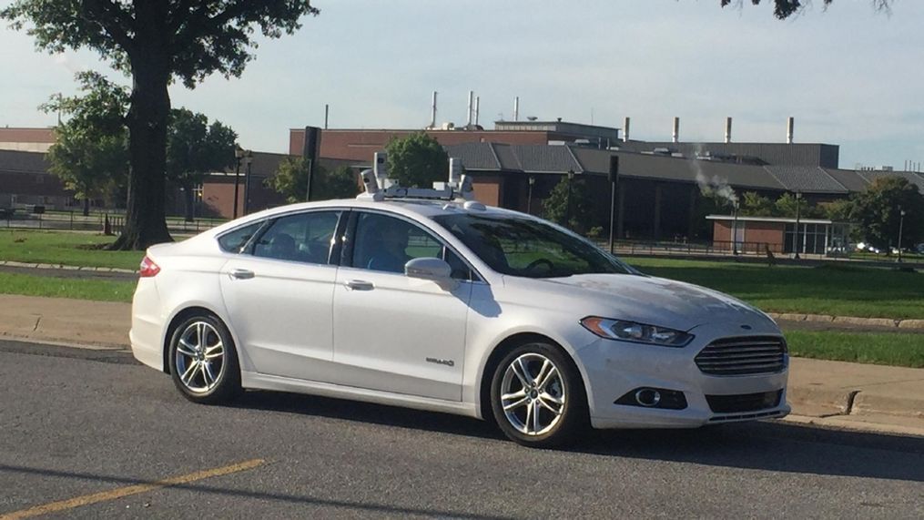 Ford Fusion Hybrid Autonomous Research Vehicle (Sinclair Broadcast Group / Jill Ciminillo)