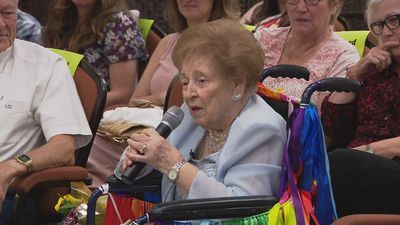 Image for story: 108-year-old yoga enthusiast celebrates birthday in style