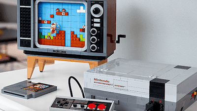 Image for story: Lego partnering with Nintendo to build 1980s console set