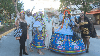 Image for story: El Paso's downtown district 'dead' serious about celebrating Dia de Los Muertos in style