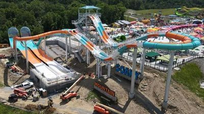 Image for story: 'First-of-its-kind in the world' water coaster opens in Tennessee