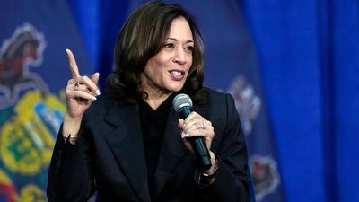 Image for story: VP Harris on Trump's conviction: 'Cheaters don't like getting caught,' on Kimmel show