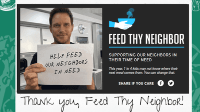 Image for story: Chris Pratt donates $20,000 to South Carolina Food Bank