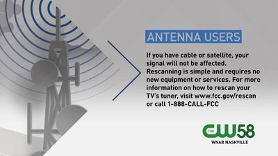 Image for story: Do you watch CW58 over-the-air? You'll need to rescan on or after June 23