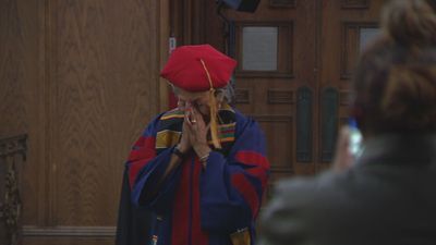 Image for story: At 83, a woman becomes Howard University's oldest doctoral graduate