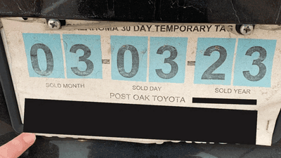 Image for story: Driver in Oklahoma cited for paper tag issued over a year ago 