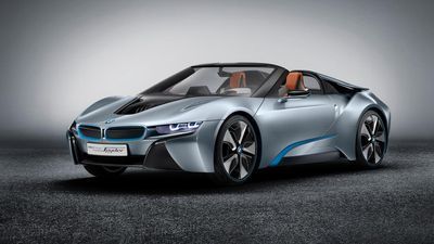 Image for story: BMW teases i8 Roadster