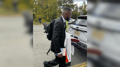 Image for story: Wedding officiant gets police escort to ceremony following 3-car crash in Virginia