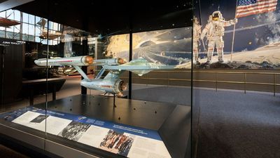 Image for story: Starship Enterprise restored to its 1960s glory, now on display at Smithsonian