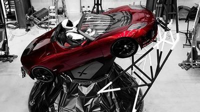 Image for story: SpaceX to launch Elon Musk's sports car with 'Starman' at the wheel to space