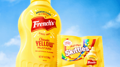 Image for story: Skittles teams up with French's to create mustard-flavored Skittles