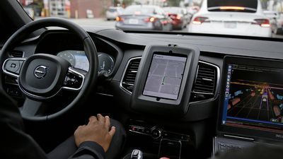 Image for story: California tells Uber to stop rides in self-driving cars 