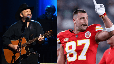 Image for story: 'I'll send a plane': Garth Brooks invites Travis Kelce to perform at bar's grand opening