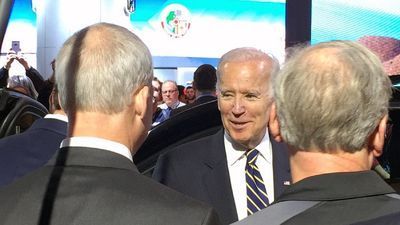 Image for story: Vice President Biden visits the North American International Auto Show