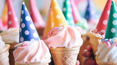 Image for story: 97-year-old birthday girl treats town to a cool surprise with 1,407 ice cream cones