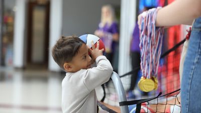 Image for story: OU Children's Hospital hosts Olympic-themed day to uplift spirits